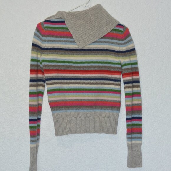 Womens Gap Multicolor Striped Sweater Size S (100% lamb wool) - Picture 2 of 3